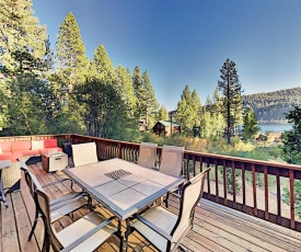 Donner Lake Basecamp with Luxe Deck & Water View home
