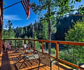 Rustic Riverfront Truckee Cabin with Deck and View!