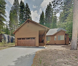 Sparkling Tahoe Donner Home: Private 2-Car Garage home