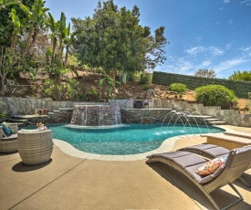 Chic Vista Oasis with Hot Tub - 10 Mi to Ocean!