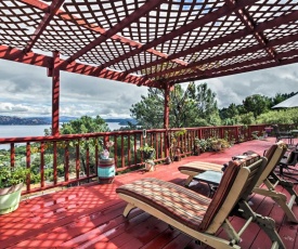 Spacious Kelseyville Home with Large Lakefront Deck!