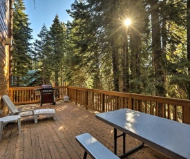 Rustic Tahoe Home with Hot Tub 12 Mi to Squaw Valley