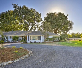 Charming Chico Ranch Home on 2 and Acres with Courtyard