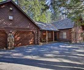 Custom-Built Cabin with Spacious Deck 5 Mi to Hiking