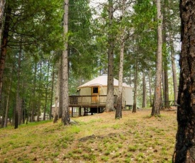 Yosemite Lakes Hillside Yurt 10