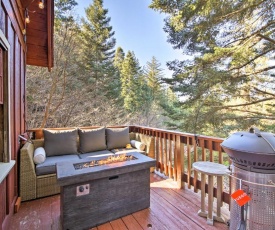 Chic Lake Arrowhead Cabin with Deck 2 Mi to Village