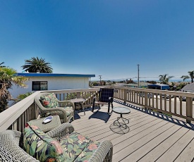 Ocean-View Retreat: Deck & Game Room, Near Beach! home