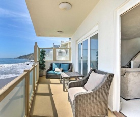 Beachfront Malibu House with 3 Decks, Jacuzzi, Sauna