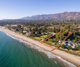 New Listing! Palatial Beachfront Estate With Casita Home