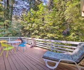 Riverfront Cottage in Redwoods with Decks and Beach!
