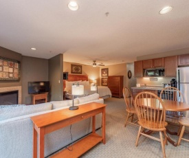 A125 - Studio Suite with Lake View, End Unit with Private Balcony, Cozy Fireplace!