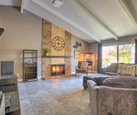 Palm Desert Retreat Theater Room and Pool Deck