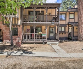 2-Story Condo with Deck about 1Mi to Big Bear Marina